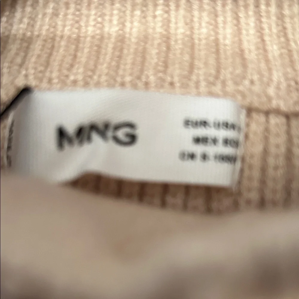 Mango Beige Ribbed Sweater - Picture 7 of 7